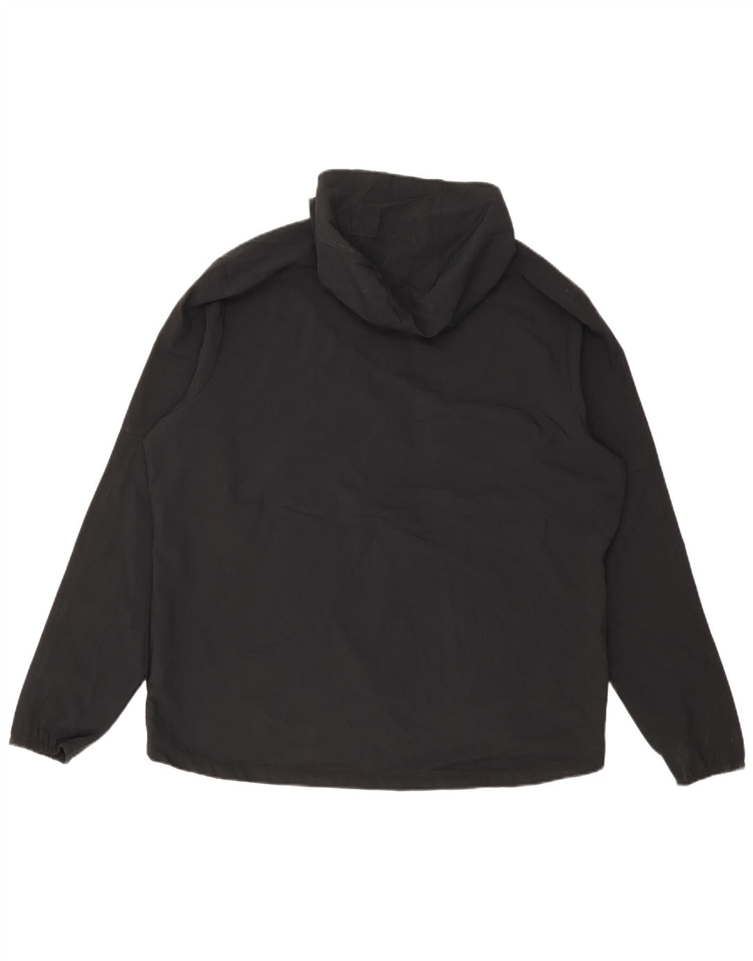 Nike Veste de pluie à capuche pour homme UK 42 XL Noir Polyester