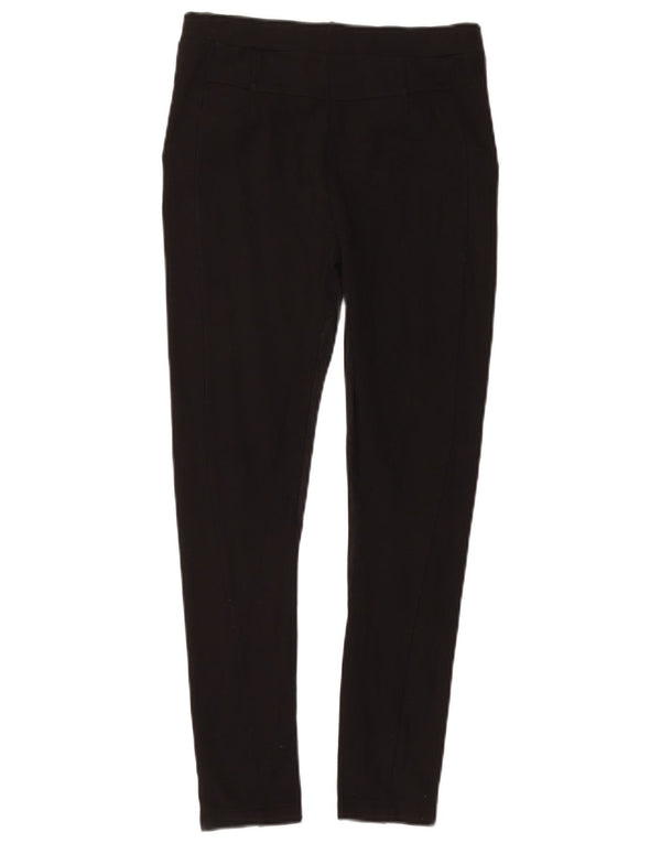 Zara Leggings Femme UK 12 Moyen Noir