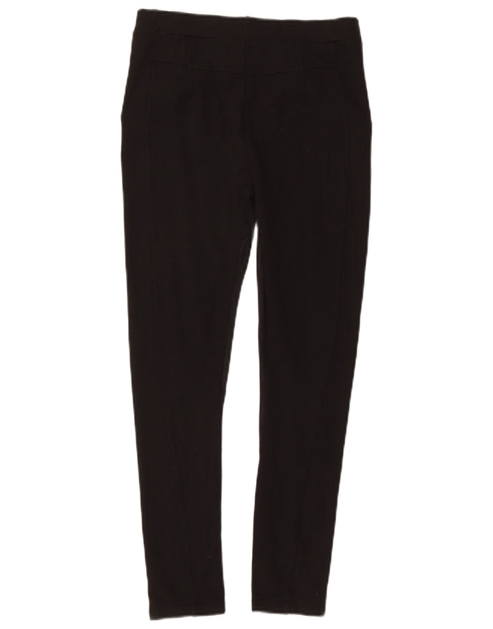 Zara Leggings Femme UK 12 Moyen Noir