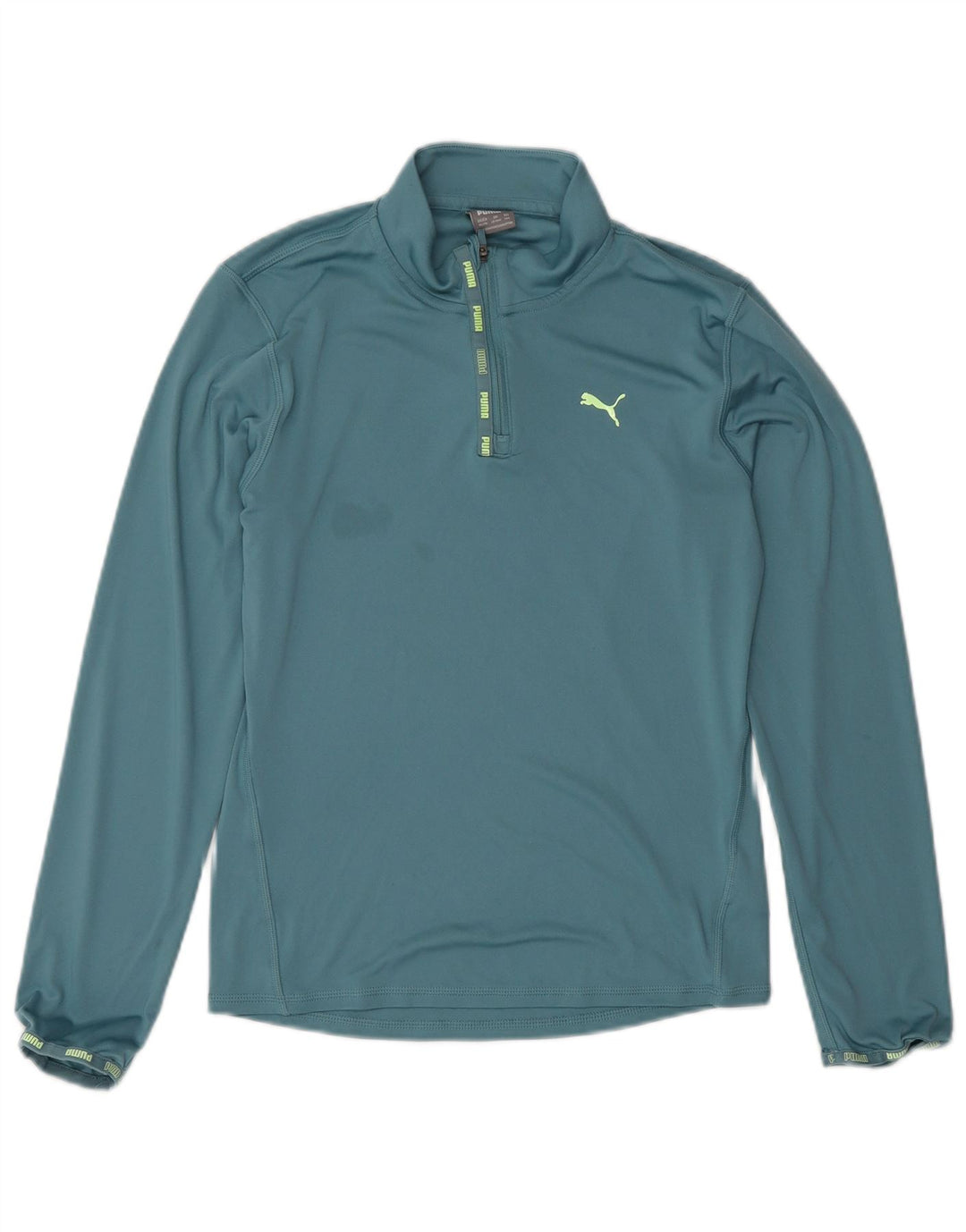 Puma Haut de survêtement zippé à col zippé garçon 13-14 ans Bleu Polyester
