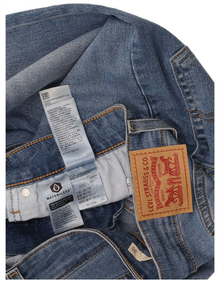 LEVI'S Jean évasé 725 Femme W30 L30 Bleu Coton