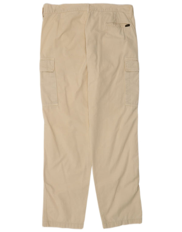 Replay Pantalon Cargo Droit Homme W34 L31 Blanc Cassé Coton