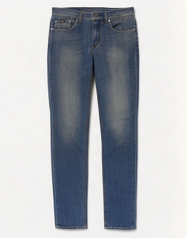 Gas Jean Slim Homme W32 L34 Bleu Coton
