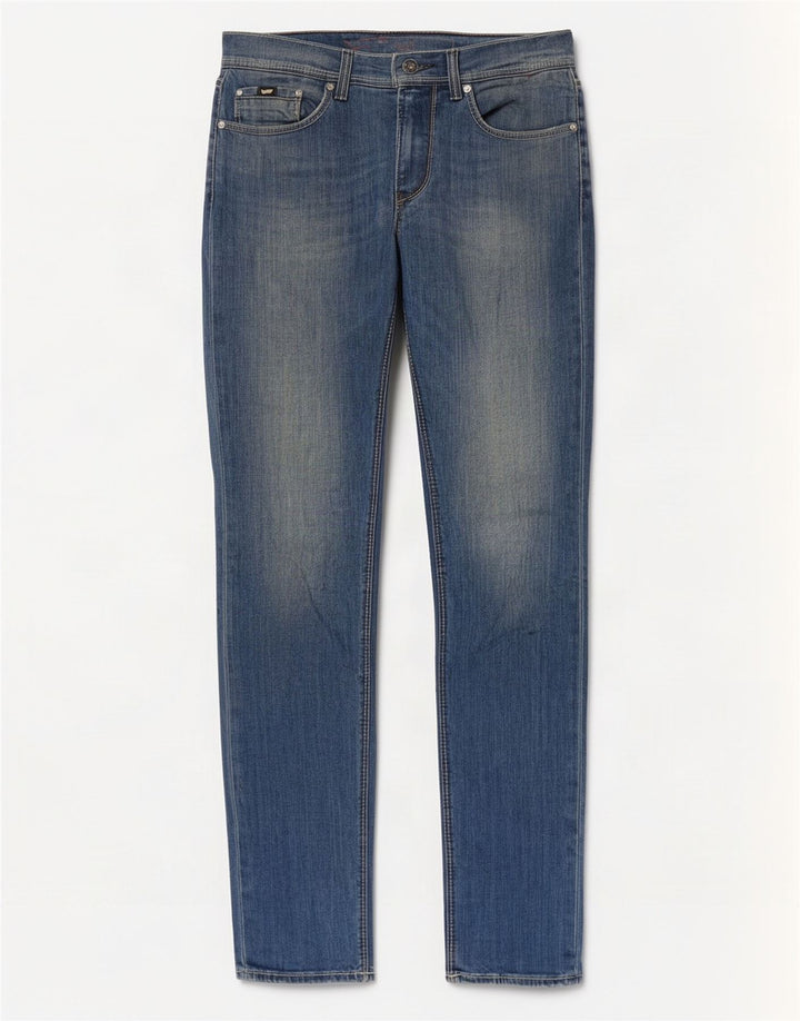 Gas Jean Slim Homme W32 L34 Bleu Coton