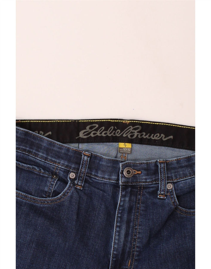EDDIE BAUER Mens Slim Jeans W32 L32 Navy Blue Cotton Vintage Eddie Bauer and Second-Hand Eddie Bauer from Messina Hembry 