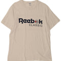 Reebok T-Shirt Classic Graphic Homme Blanc Large Coton