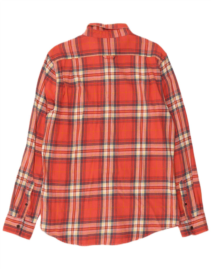 Superdry Chemise Flanelle XL Rouge Carreaux Coton Homme