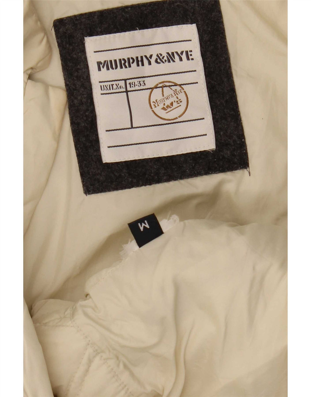Murphy & Nye Veste matelassée pour femme UK 14 Medium Blanc