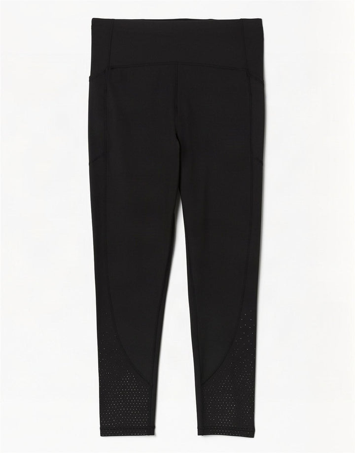 Lululemon Leggings courts pour femme US 10 Large Noir à pois