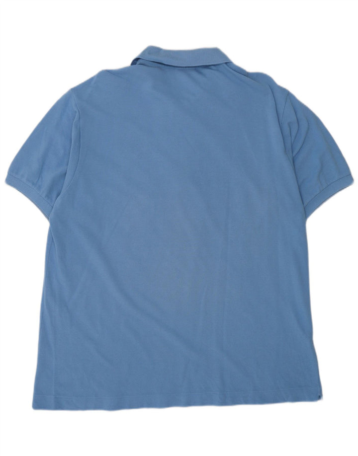 LACOSTE Polo Homme Taille 6 XL Bleu Coton