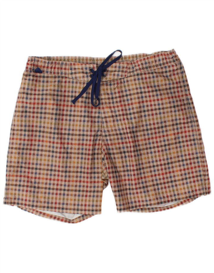 Sundek Short de bain homme en polyester à carreaux multicolore moyen