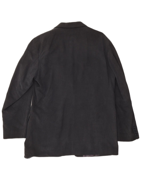 Marks & Spencer Veste blazer à 3 boutons pour homme UK 42 XL Bleu marine Lyocell