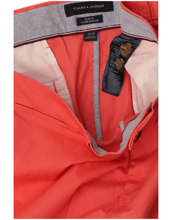 Tommy Hilfiger Pantalon Chino Slim Fit Homme W38 L30 Coton Rose