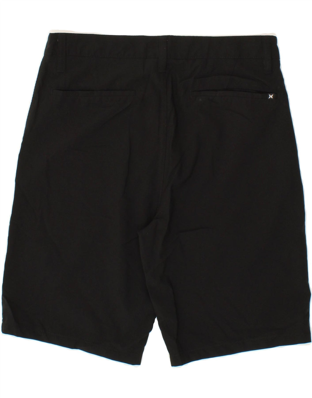 HURLEY Mens Chino Shorts W29 Small Black Polyester Vintage Hurley and Second-Hand Hurley from Messina Hembry 