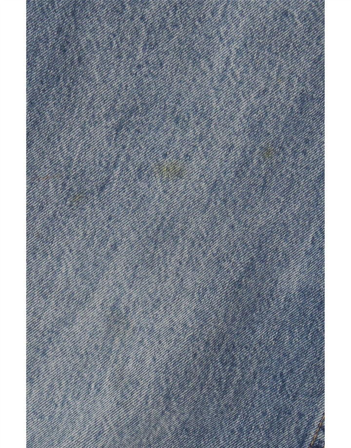 Zara Jean droit femme EU 40 Medium W30 L28 bleu coton