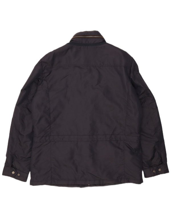 Geox Veste utilitaire à capuche pour homme UK 46 3XL Bleu marine