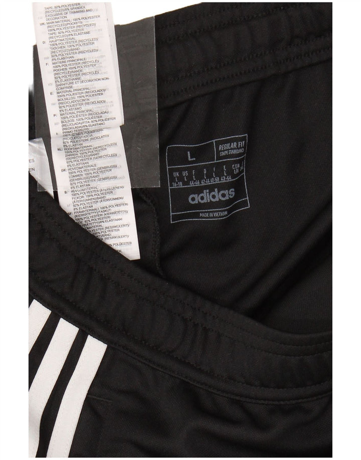 ADIDAS Pantalon de survêtement Aeroready pour femme UK 16/18 Large Noir Polyester