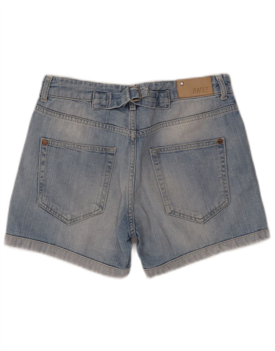 Short en jean vieilli pour femme Rifle W25 XS en coton bleu