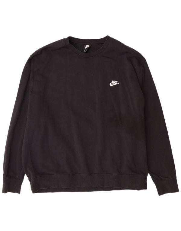 Nike Sweat-shirt pour homme en coton noir 3XL