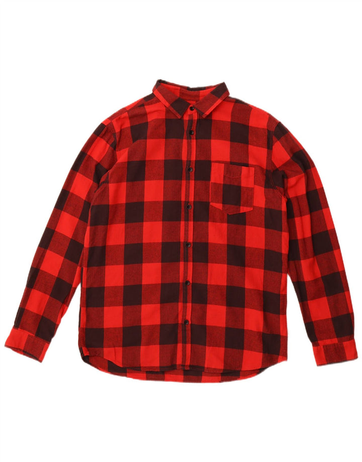 Jack & Jones Chemise Flanelle Homme XL Rouge Vichy Coton