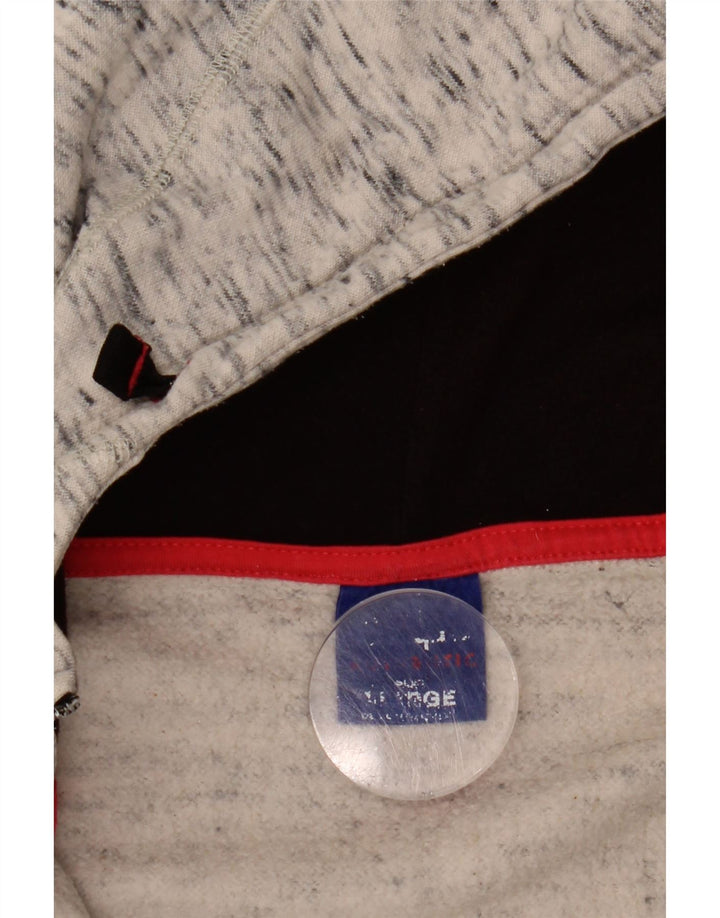 CHAMPION Pull à capuche zippé pour femme UK 18 XL Gris moucheté