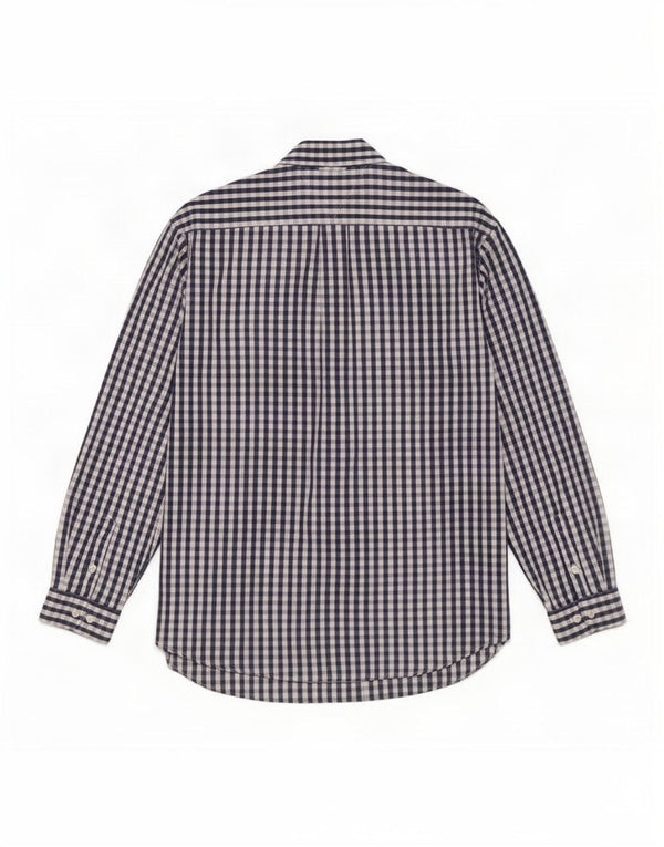 Tommy Hilfiger Chemise Homme XL Bleu Marine Vichy Coton