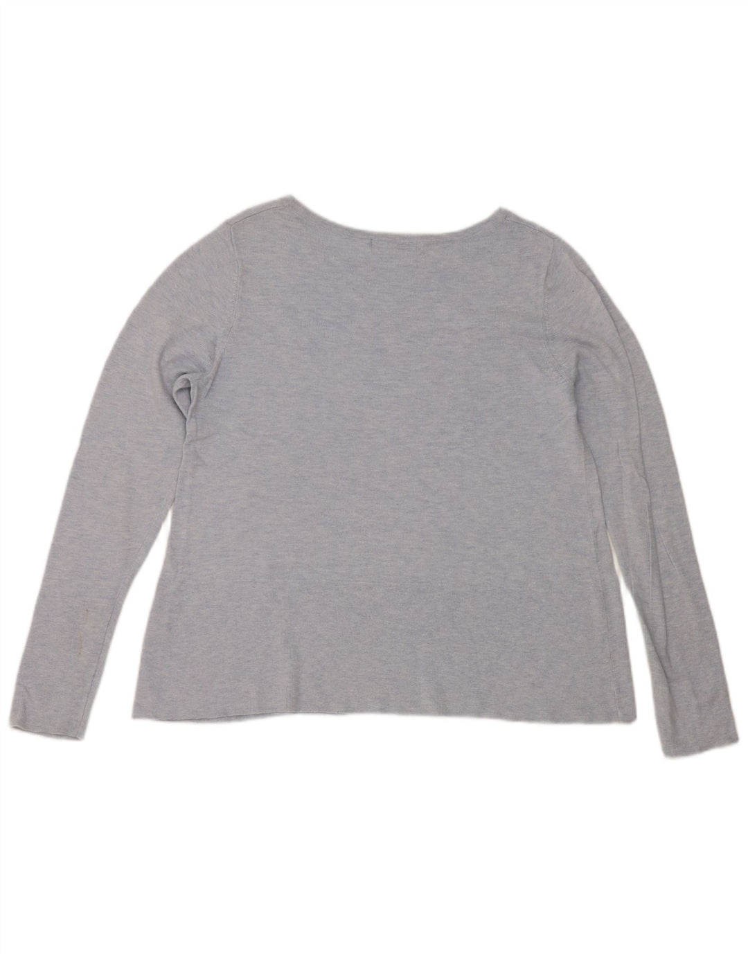 Marks & Spencer Haut à manches longues pour femme UK 12 Bleu moyen Coton