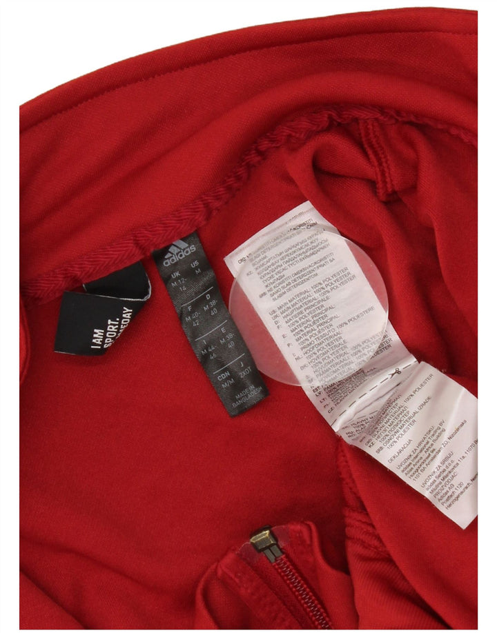 Adidas Veste de survêtement pour femme UK 12/14 Polyester bordeaux moyen