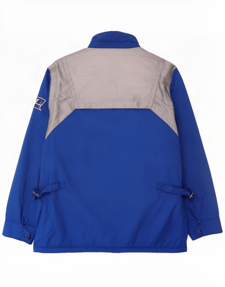 Clover Veste Graphic Racer pour Homme UK 40 Large Bleu Colorblock Polyamide
