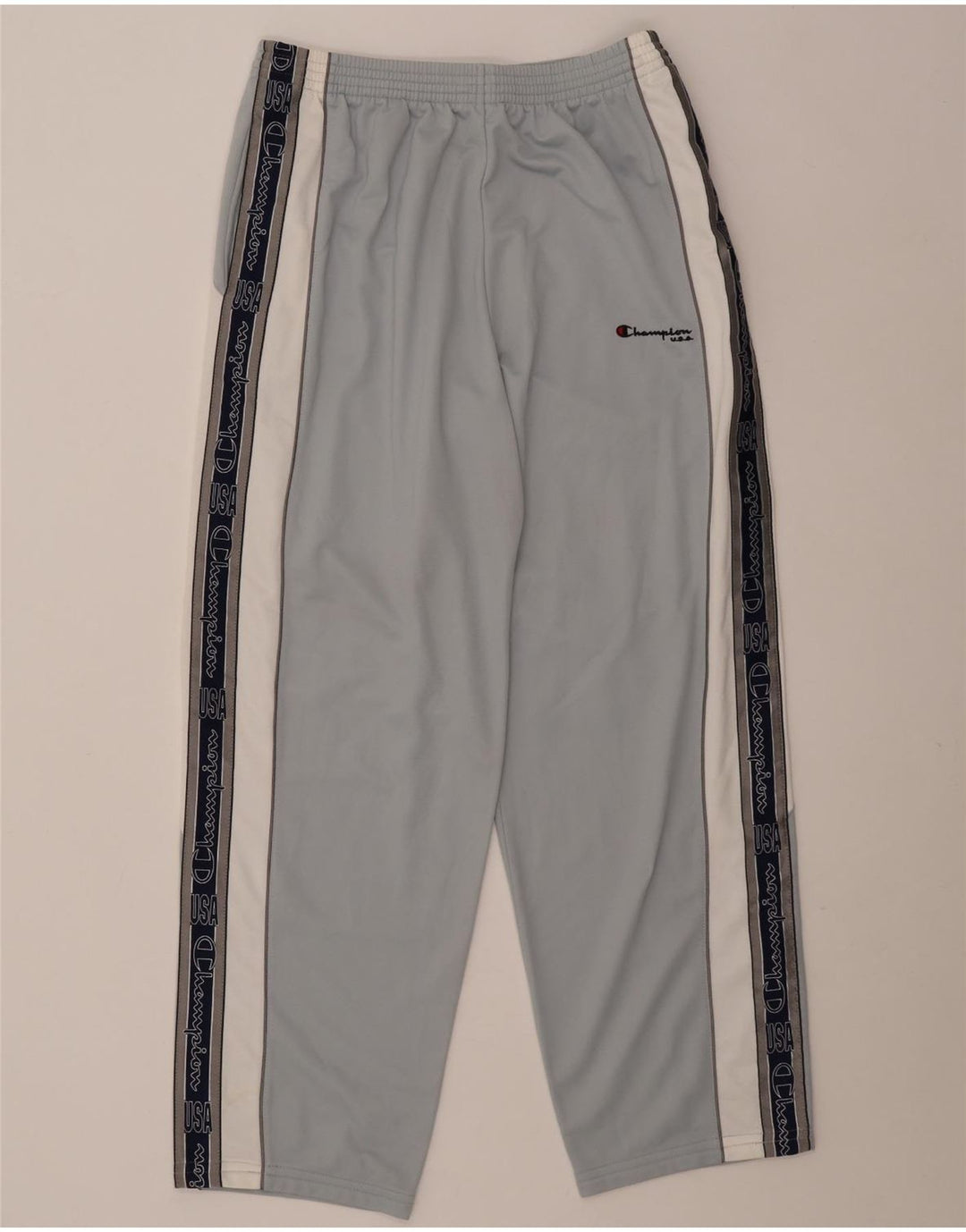 Champion Pantalon de Survêtement Graphique Homme XL Bleu Colorblock Polyester