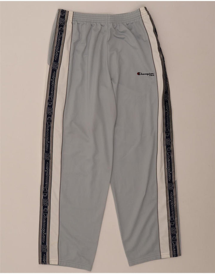 Champion Pantalon de Survêtement Graphique Homme XL Bleu Colorblock Polyester