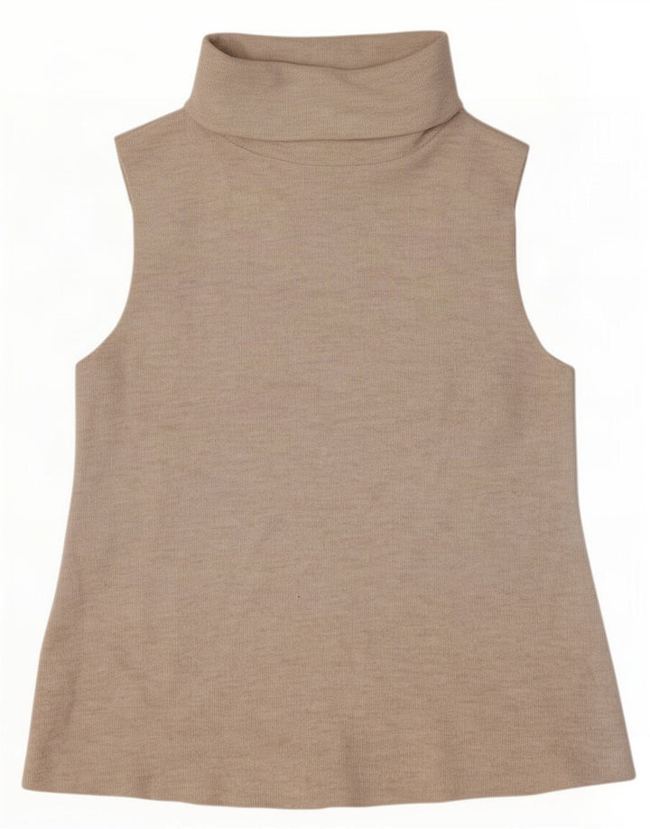Zara Femme Débardeur UK 10 Petit Beige