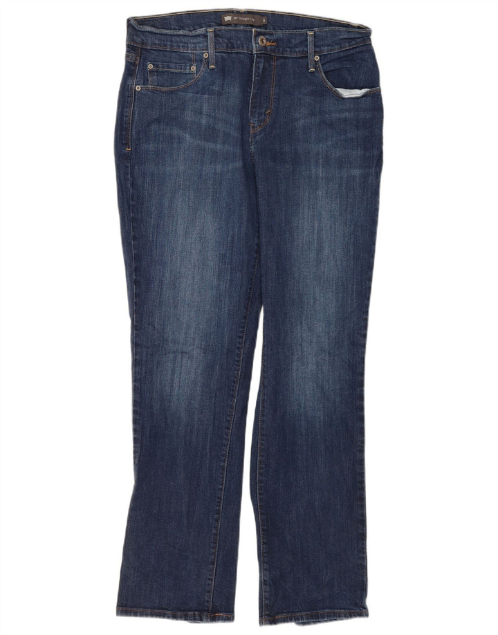 Levi's Jean Droit 505 Femme US 8 Moyen W29 L30 Bleu Coton
