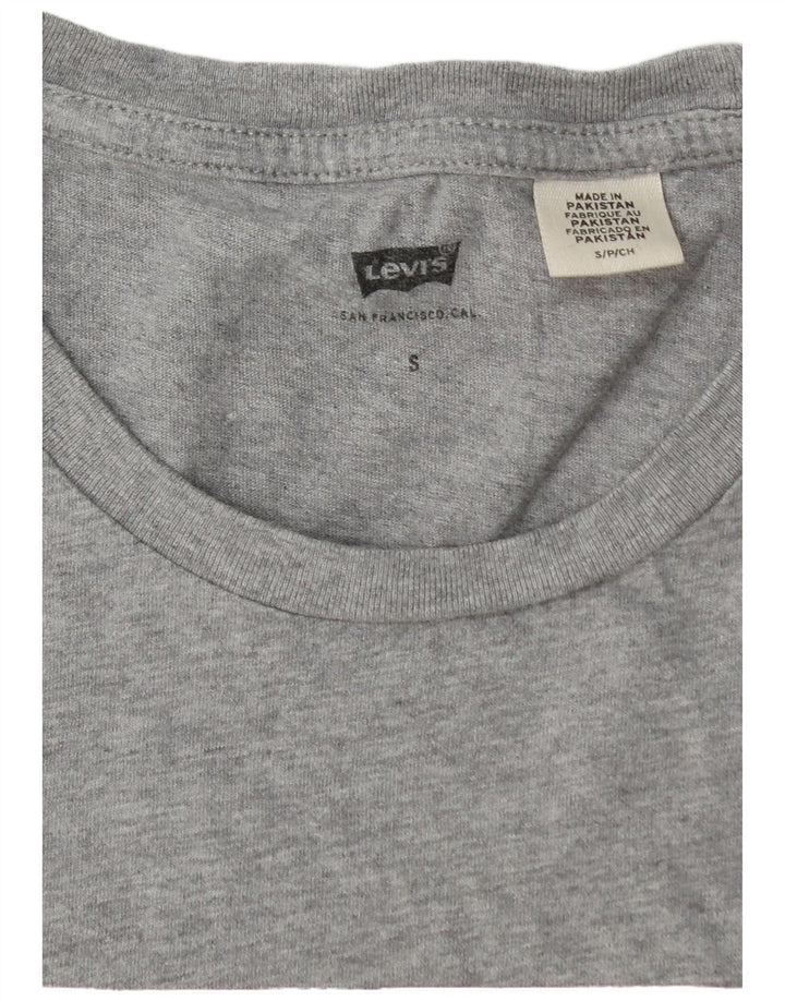 LEVI'S T-Shirt Graphique Homme Petit Gris Coton