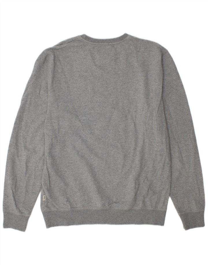 Vans Sweat-shirt graphique en coton moucheté gris moyen pour homme