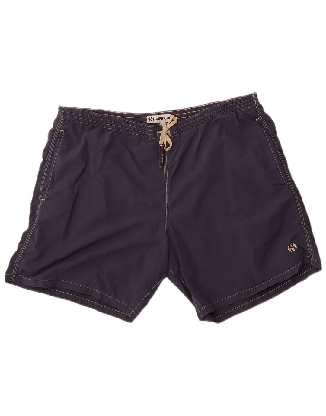 Superga Short de Bain Homme 2XL Bleu Marine Polyamide