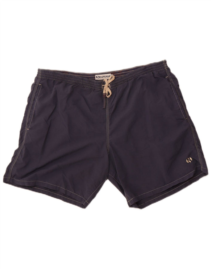 Superga Short de Bain Homme 2XL Bleu Marine Polyamide