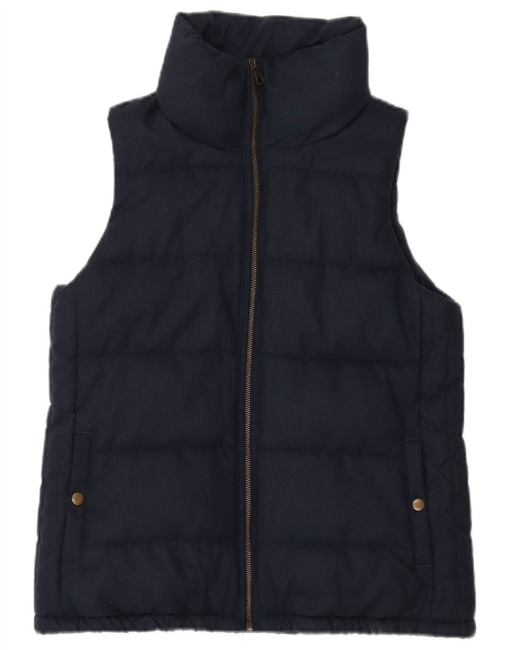 Old Navy Gilet rembourré pour femme UK 10 Small Bleu marine Polyester