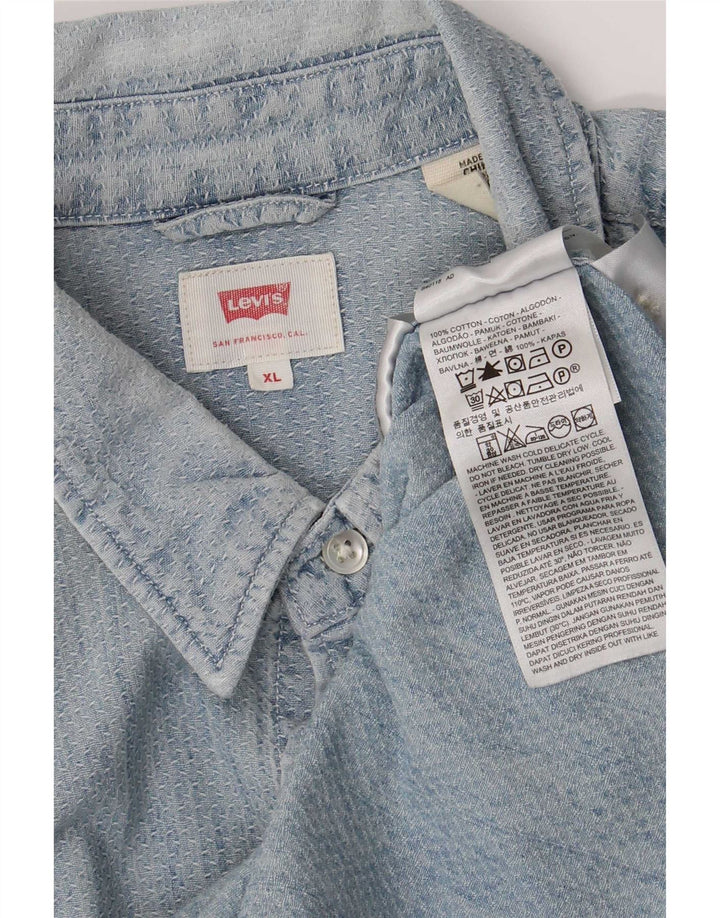 Levi's Chemise Homme XL Bleu Coton
