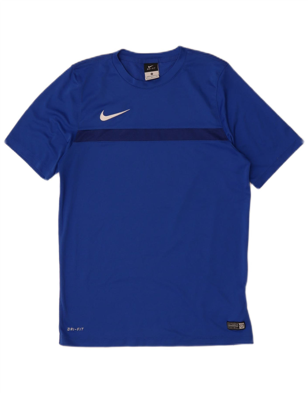 NIKE T-Shirt Dri Fit Homme Bleu Moyen Polyester