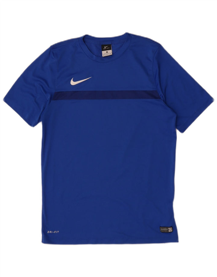 NIKE T-Shirt Dri Fit Homme Bleu Moyen Polyester