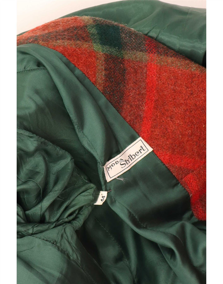 Stylbert Veste blazer à 3 boutons pour femme IT 44 Plaid rouge moyen