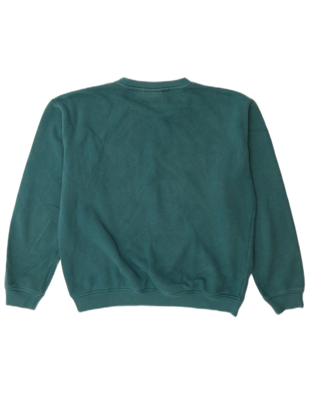 Ellesse Sweat-shirt graphique pour femme UK 12 en coton vert moyen