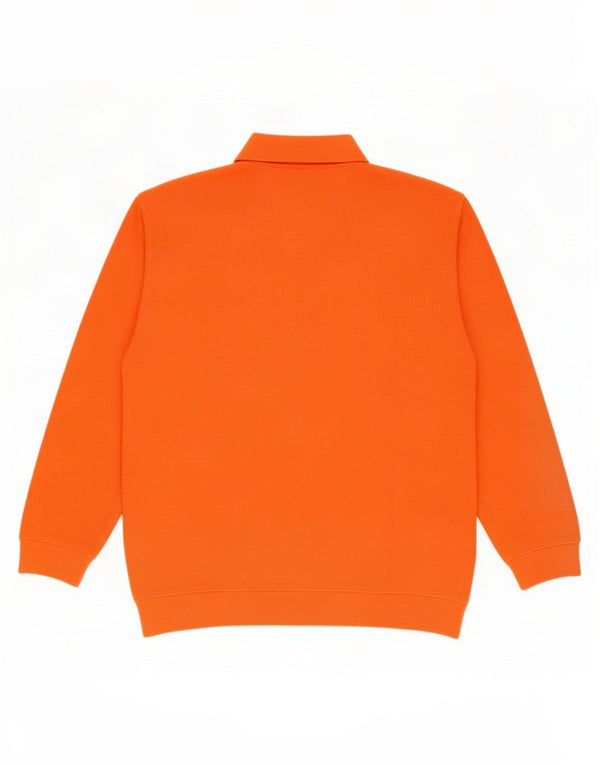 Daniel Hechter Pull col polo pour homme IT 50 Orange moyen Coton