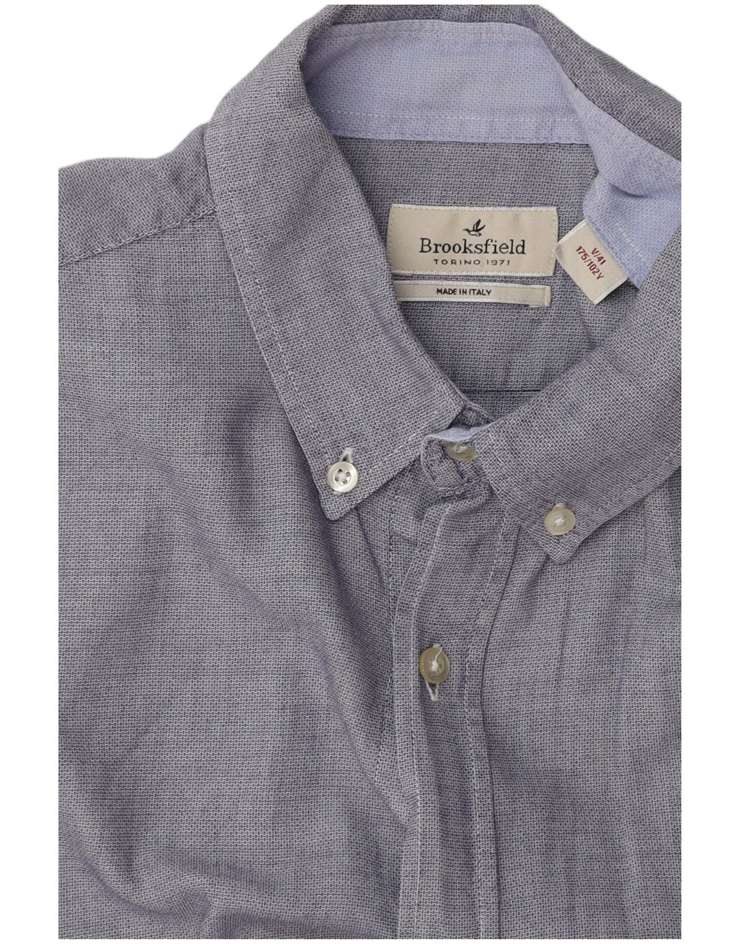 Brooksfield Chemise Homme Taille 41 Grand Bleu