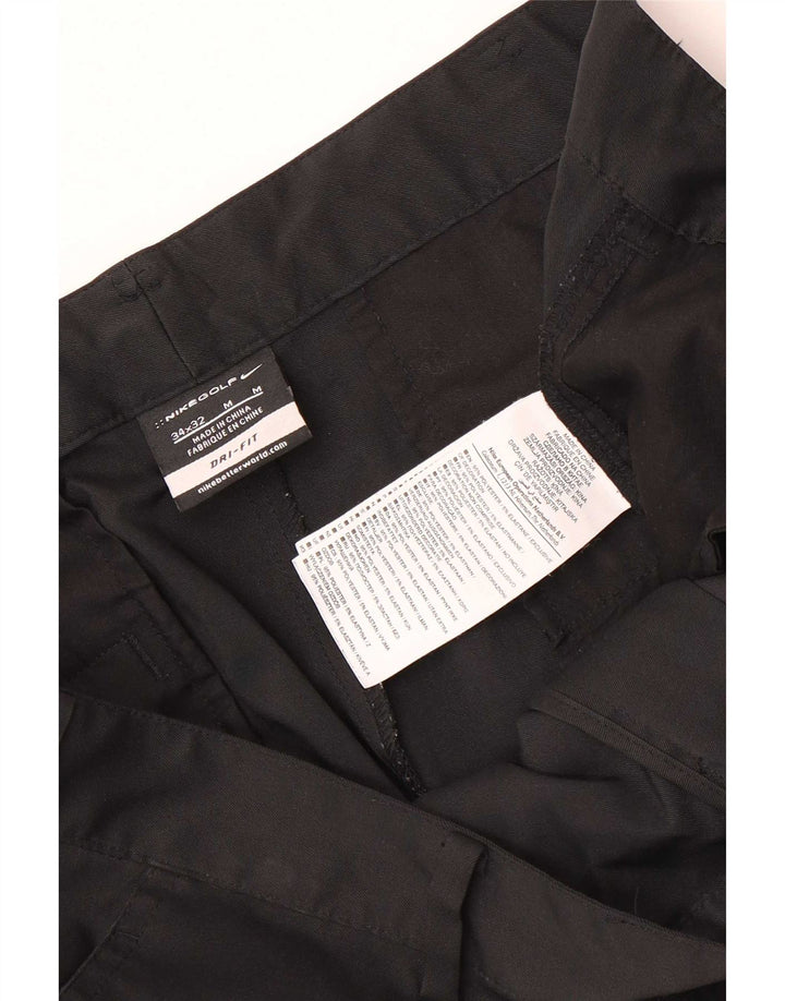 Nike Pantalon chino droit Dri Fit pour homme W34 L32 Noir Polyester