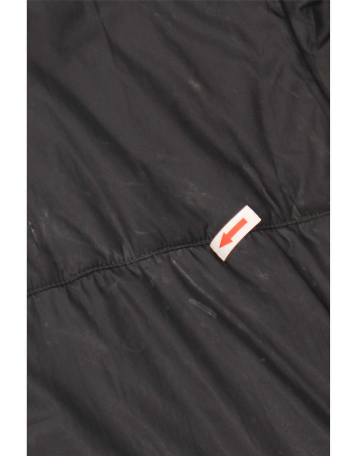 Nike Veste matelassée surdimensionnée à capuche Therma-Fit pour femme UK 14 Noir moyen