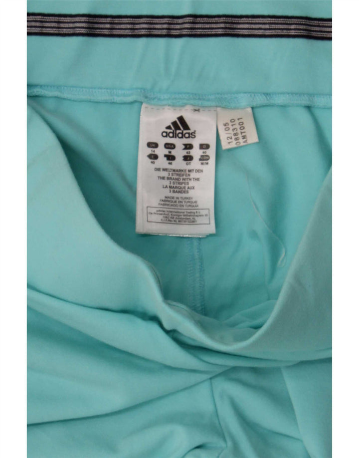 Adidas Femme Pantalon De Survêtement Regular Coton Turquoise Moyen