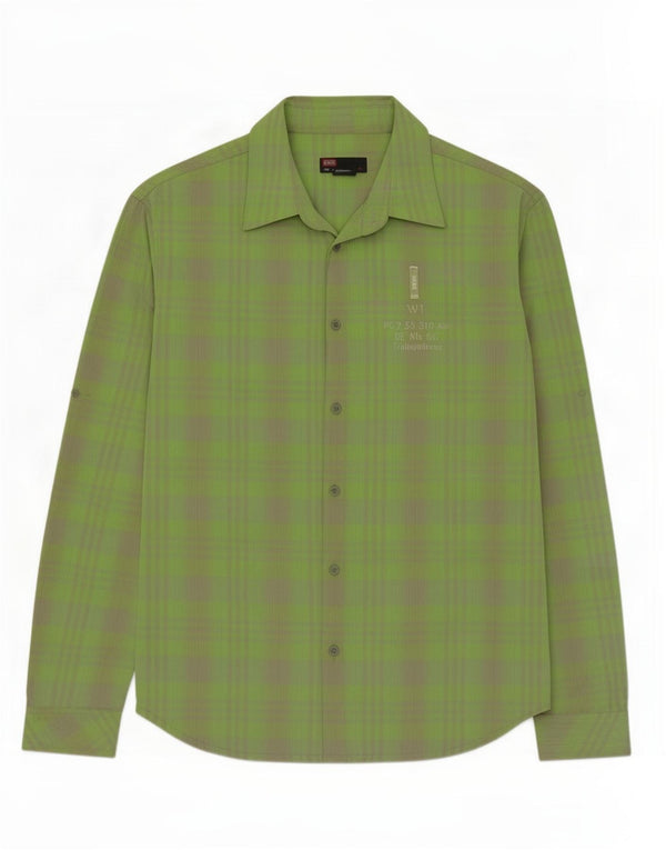 Diesel Chemise Homme XL Vert Carreaux Coton