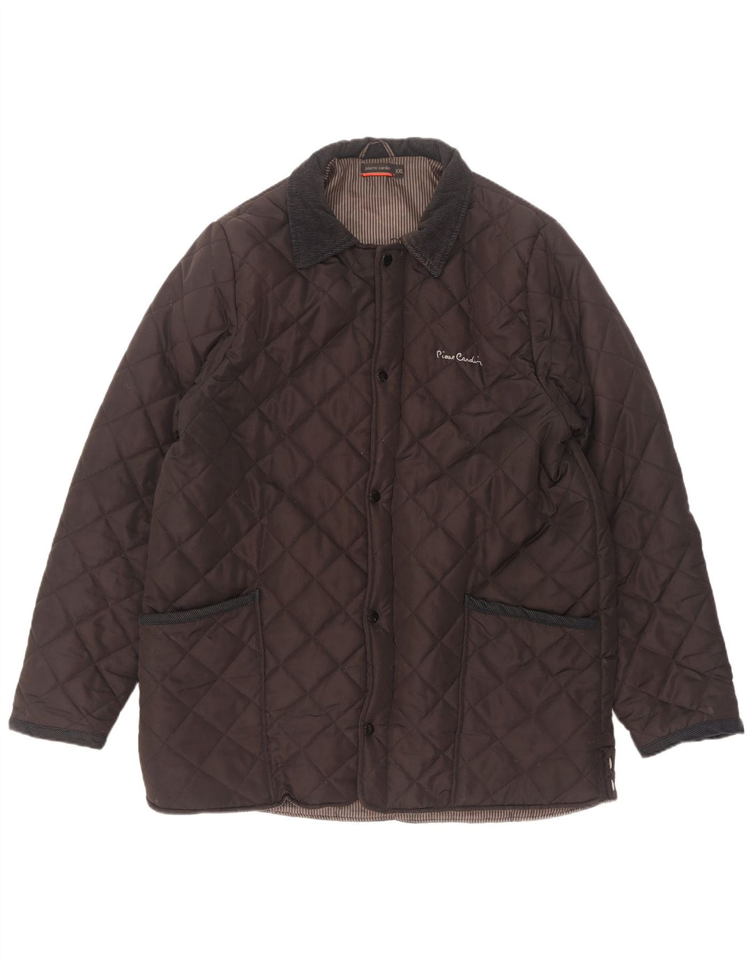 Pierre Cardin Veste matelassée pour homme UK 44 2XL Marron Polyester